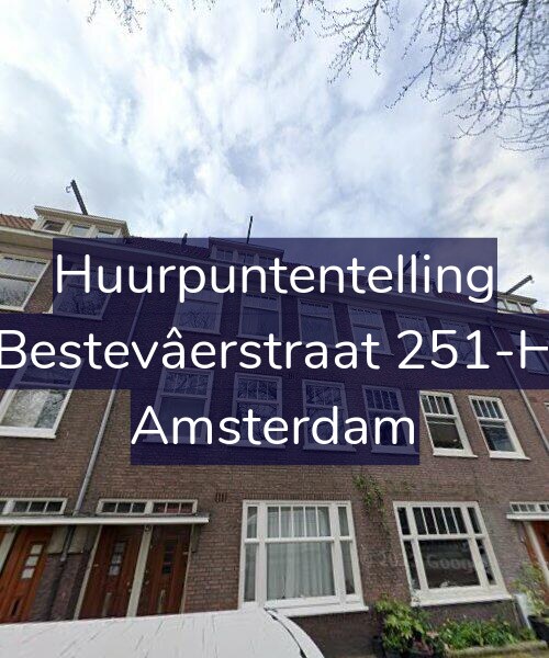 Foto gevel Huurpuntentelling voor Bestevâerstraat 251-H, Amsterdam