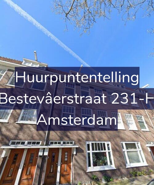 Foto gevel Huurpuntentelling voor Bestevâerstraat 231-H, Amsterdam
