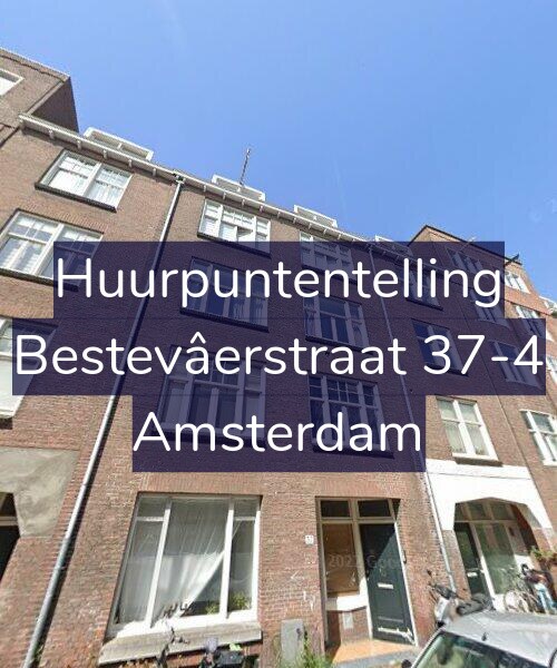 Foto gevel Huurpuntentelling voor Bestevâerstraat 37-4, Amsterdam