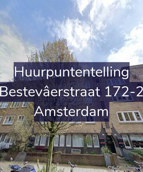 Foto gevel Huurpuntentelling voor Bestevâerstraat 172-2, Amsterdam