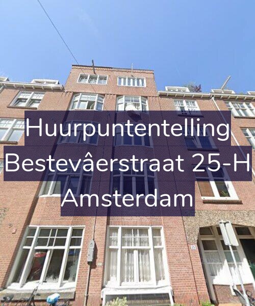 Foto gevel Huurpuntentelling voor Bestevâerstraat 25-H, Amsterdam