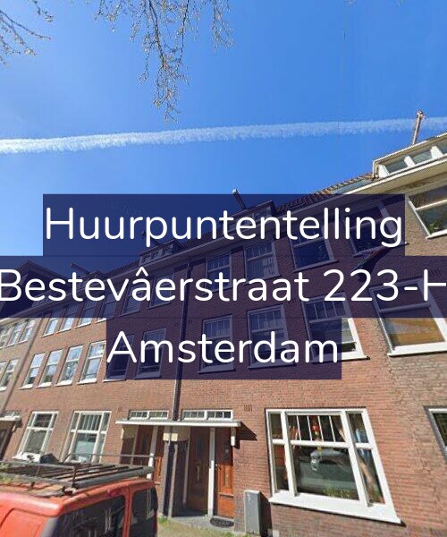 Foto gevel Huurpuntentelling voor Bestevâerstraat 223-H, Amsterdam