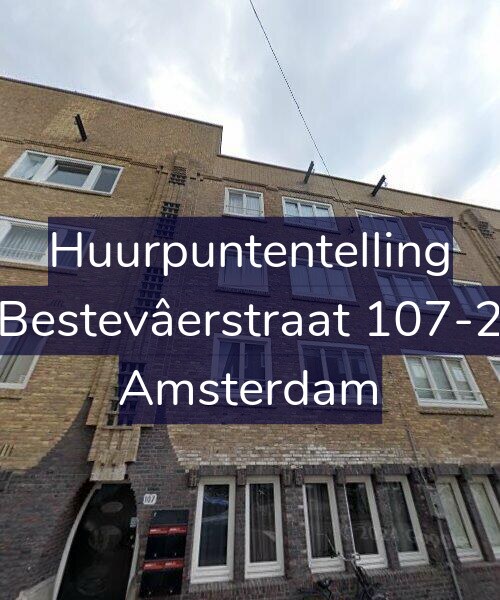 Foto gevel Huurpuntentelling voor Bestevâerstraat 107-2, Amsterdam
