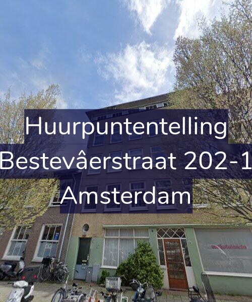 Foto gevel Huurpuntentelling voor Bestevâerstraat 202-1, Amsterdam