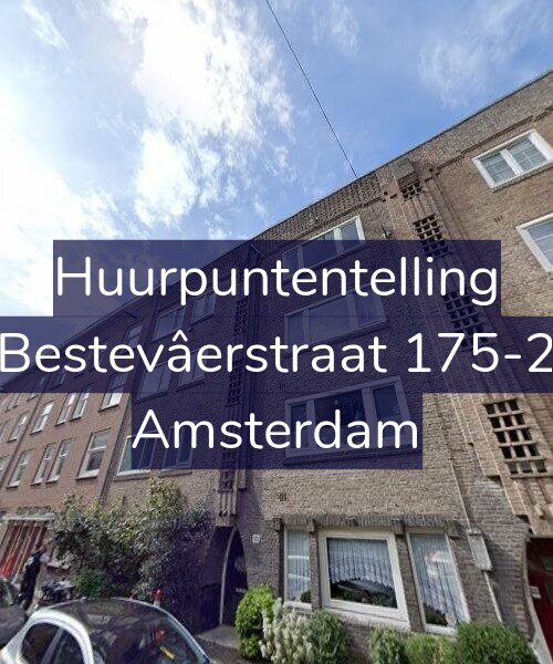 Foto gevel Huurpuntentelling voor Bestevâerstraat 175-2, Amsterdam