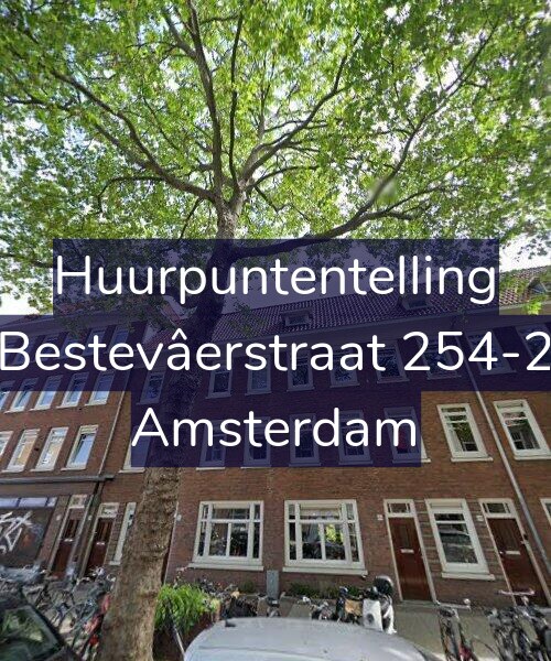 Foto gevel Huurpuntentelling voor Bestevâerstraat 254-2, Amsterdam
