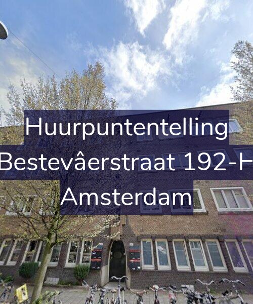 Foto gevel Huurpuntentelling voor Bestevâerstraat 192-H, Amsterdam