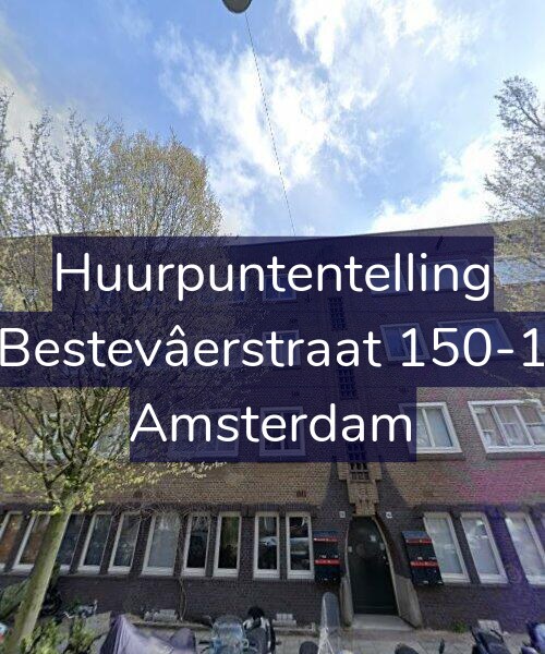 Foto gevel Huurpuntentelling voor Bestevâerstraat 150-1, Amsterdam