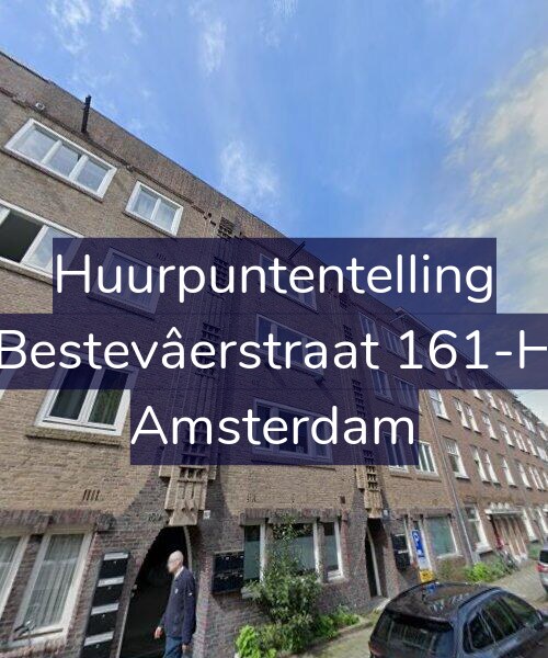 Foto gevel Huurpuntentelling voor Bestevâerstraat 161-H, Amsterdam