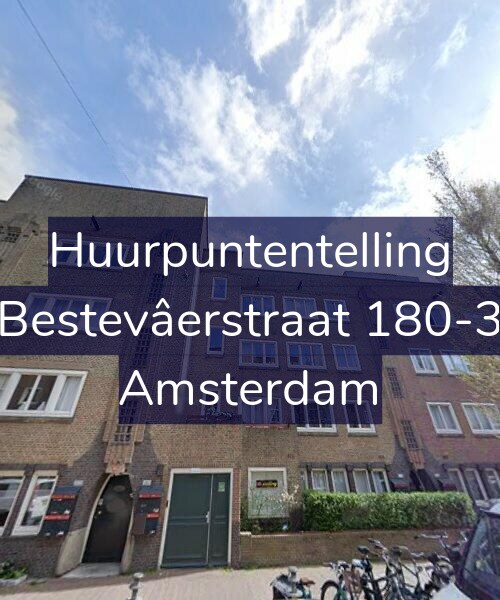 Foto gevel Huurpuntentelling voor Bestevâerstraat 180-3, Amsterdam