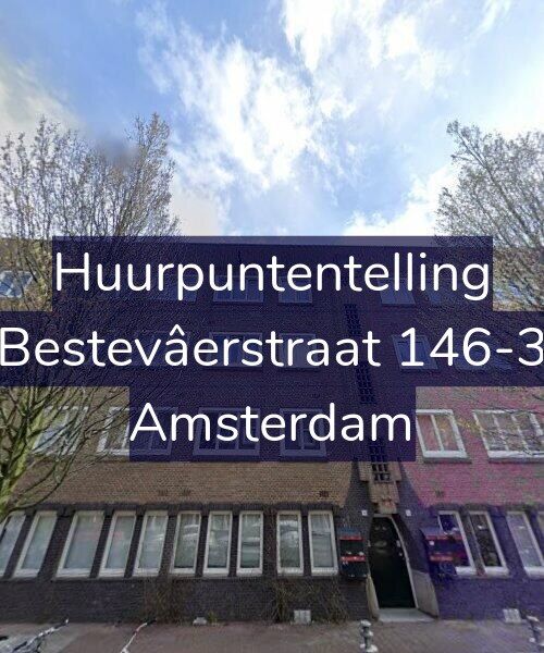 Foto gevel Huurpuntentelling voor Bestevâerstraat 146-3, Amsterdam