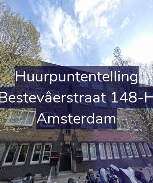 Foto gevel Huurpuntentelling voor Bestevâerstraat 148-H, Amsterdam