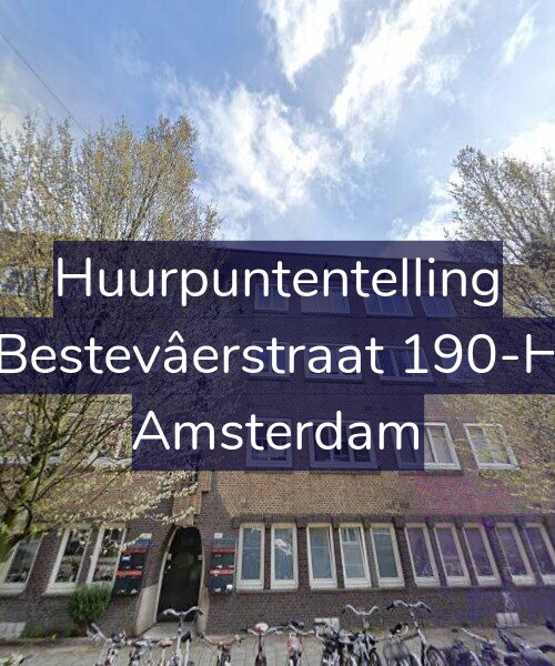 Foto gevel Huurpuntentelling voor Bestevâerstraat 190-H, Amsterdam