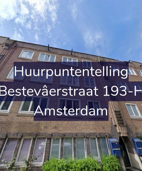 Foto gevel Huurpuntentelling voor Bestevâerstraat 193-H, Amsterdam