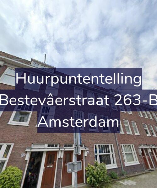Foto gevel Huurpuntentelling voor Bestevâerstraat 263-B, Amsterdam