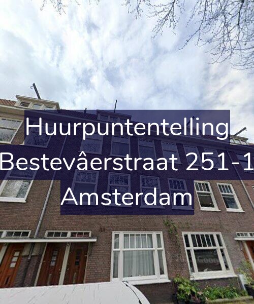 Foto gevel Huurpuntentelling voor Bestevâerstraat 251-1, Amsterdam