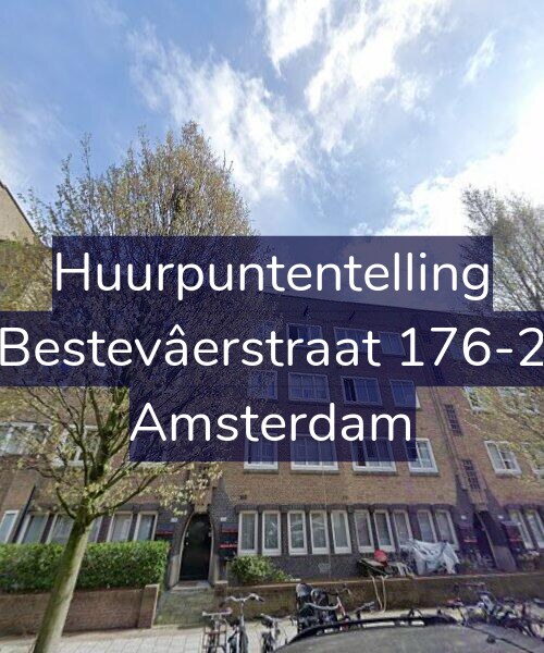 Foto gevel Huurpuntentelling voor Bestevâerstraat 176-2, Amsterdam