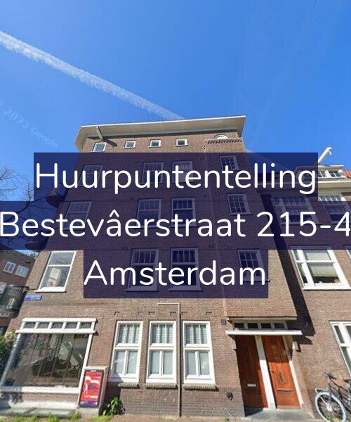 Foto gevel Huurpuntentelling voor Bestevâerstraat 215-4, Amsterdam