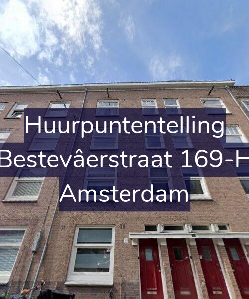 Foto gevel Huurpuntentelling voor Bestevâerstraat 169-H, Amsterdam