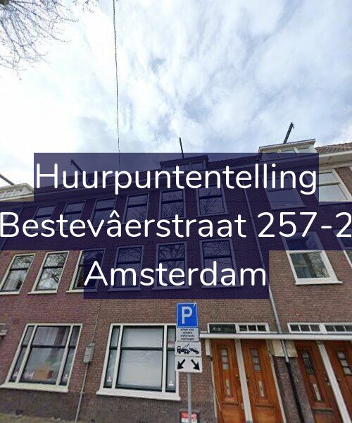 Foto gevel Huurpuntentelling voor Bestevâerstraat 257-2, Amsterdam