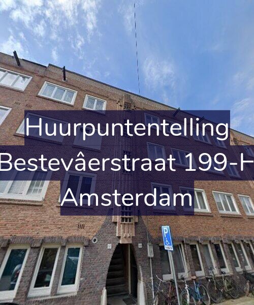 Foto gevel Huurpuntentelling voor Bestevâerstraat 199-H, Amsterdam