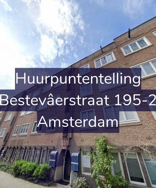 Foto gevel Huurpuntentelling voor Bestevâerstraat 195-2, Amsterdam