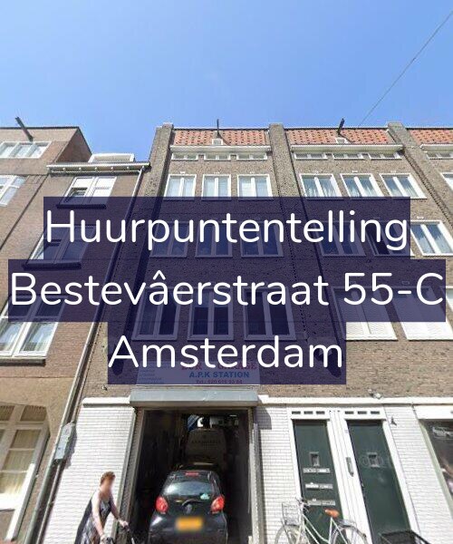Foto gevel Huurpuntentelling voor Bestevâerstraat 55-C, Amsterdam