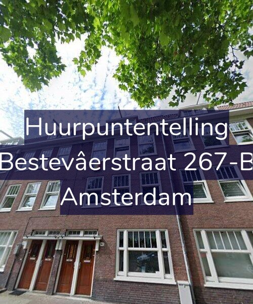 Foto gevel Huurpuntentelling voor Bestevâerstraat 267-B, Amsterdam