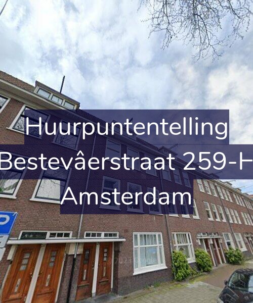 Foto gevel Huurpuntentelling voor Bestevâerstraat 259-H, Amsterdam