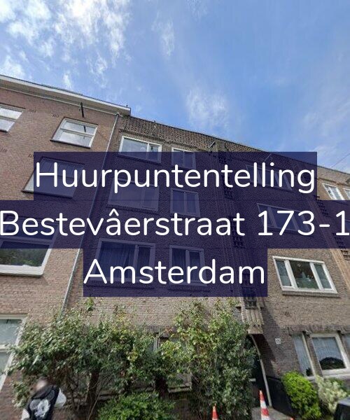 Foto gevel Huurpuntentelling voor Bestevâerstraat 173-1, Amsterdam