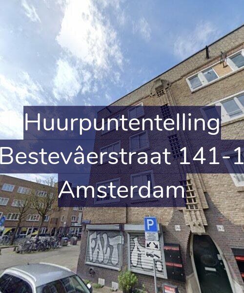 Foto gevel Huurpuntentelling voor Bestevâerstraat 141-1, Amsterdam
