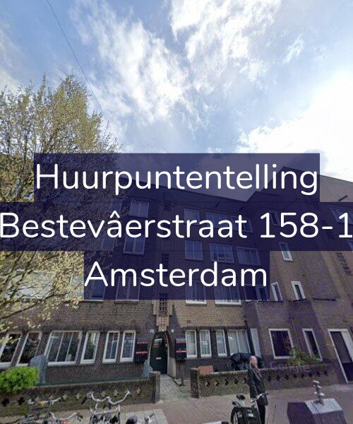 Foto gevel Huurpuntentelling voor Bestevâerstraat 158-1, Amsterdam