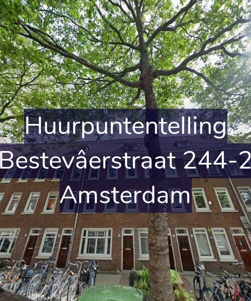 Foto gevel Huurpuntentelling voor Bestevâerstraat 244-2, Amsterdam