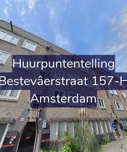 Foto gevel Huurpuntentelling voor Bestevâerstraat 157-H, Amsterdam