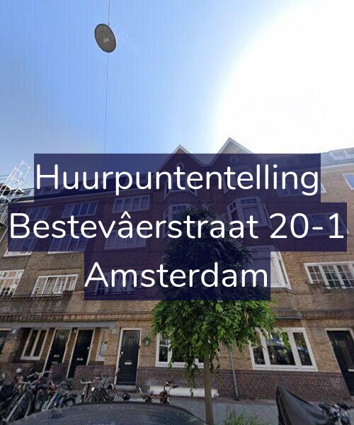 Foto gevel Huurpuntentelling voor Bestevâerstraat 20-1, Amsterdam