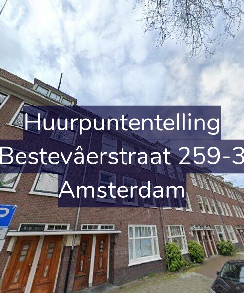 Foto gevel Huurpuntentelling voor Bestevâerstraat 259-3, Amsterdam