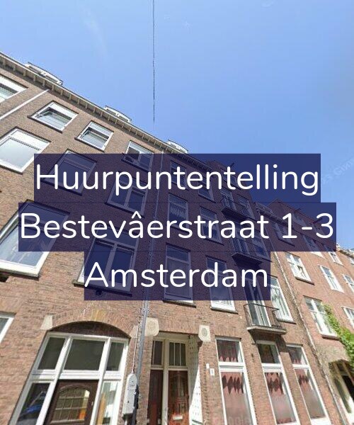 Foto gevel Huurpuntentelling voor Bestevâerstraat 1-3, Amsterdam