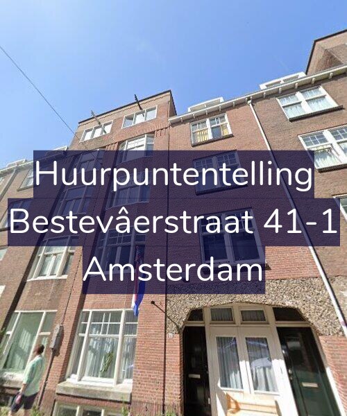 Foto gevel Huurpuntentelling voor Bestevâerstraat 41-1, Amsterdam