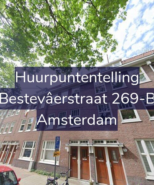 Foto gevel Huurpuntentelling voor Bestevâerstraat 269-B, Amsterdam