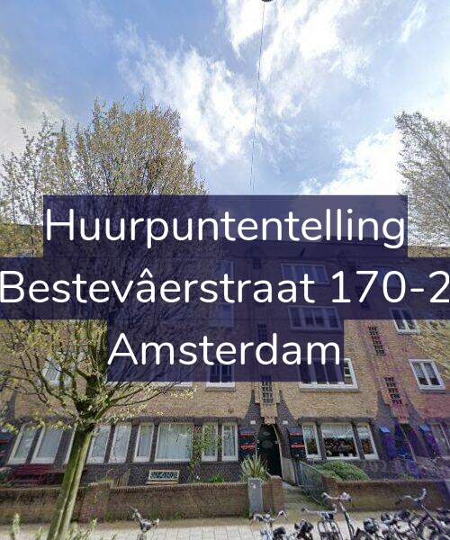 Foto gevel Huurpuntentelling voor Bestevâerstraat 170-2, Amsterdam