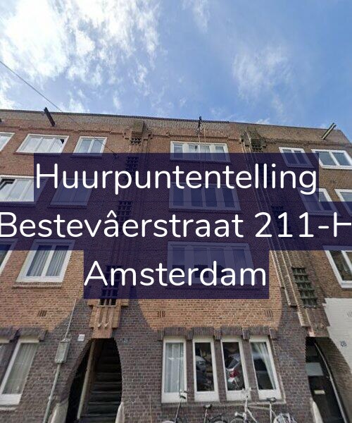 Foto gevel Huurpuntentelling voor Bestevâerstraat 211-H, Amsterdam