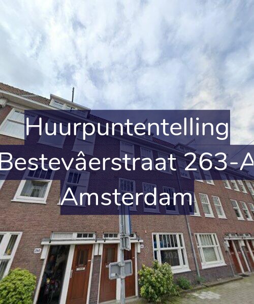 Foto gevel Huurpuntentelling voor Bestevâerstraat 263-A, Amsterdam