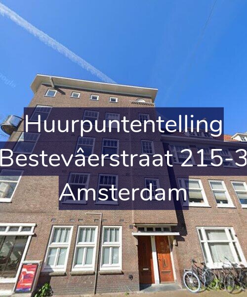 Foto gevel Huurpuntentelling voor Bestevâerstraat 215-3, Amsterdam