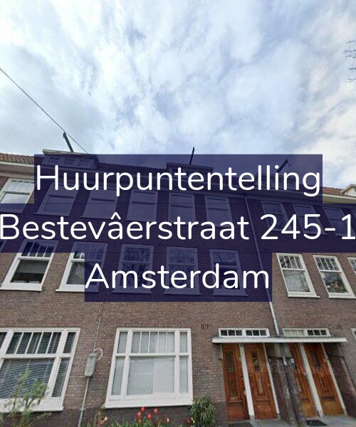 Foto gevel Huurpuntentelling voor Bestevâerstraat 245-1, Amsterdam