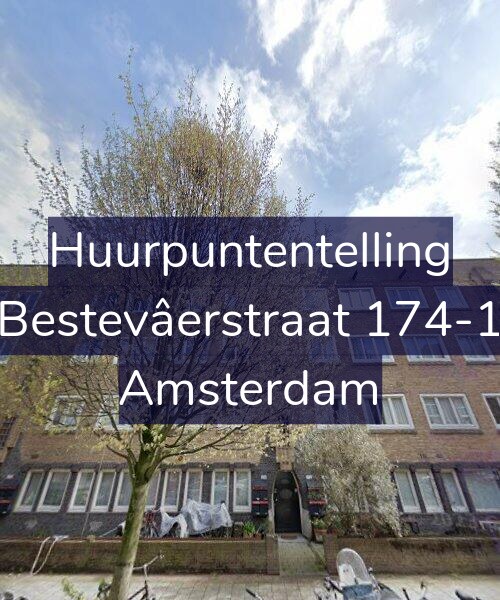 Foto gevel Huurpuntentelling voor Bestevâerstraat 174-1, Amsterdam