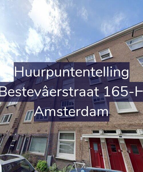 Foto gevel Huurpuntentelling voor Bestevâerstraat 165-H, Amsterdam