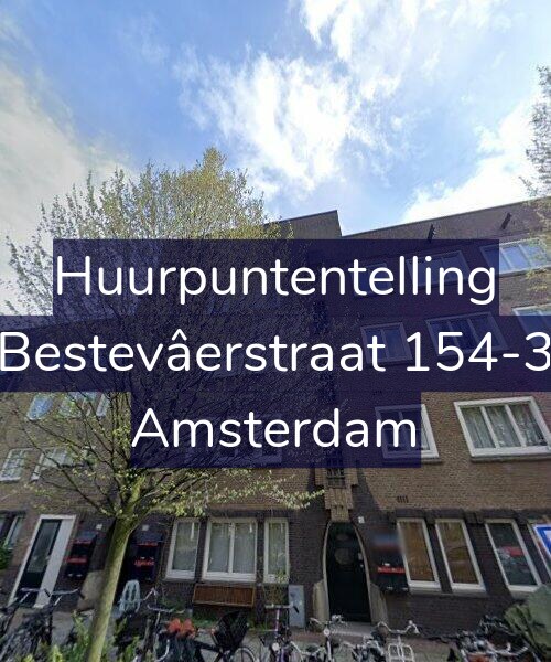 Foto gevel Huurpuntentelling voor Bestevâerstraat 154-3, Amsterdam