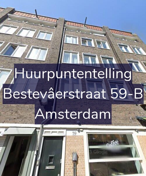 Foto gevel Huurpuntentelling voor Bestevâerstraat 59-B, Amsterdam
