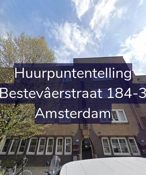 Foto gevel Huurpuntentelling voor Bestevâerstraat 184-3, Amsterdam