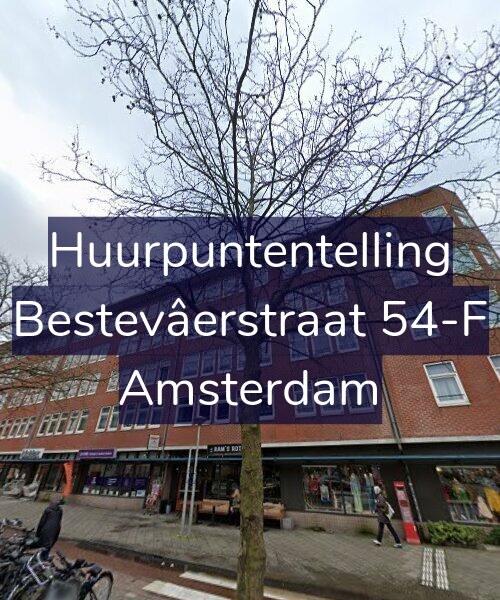 Foto gevel Huurpuntentelling voor Bestevâerstraat 54-F, Amsterdam